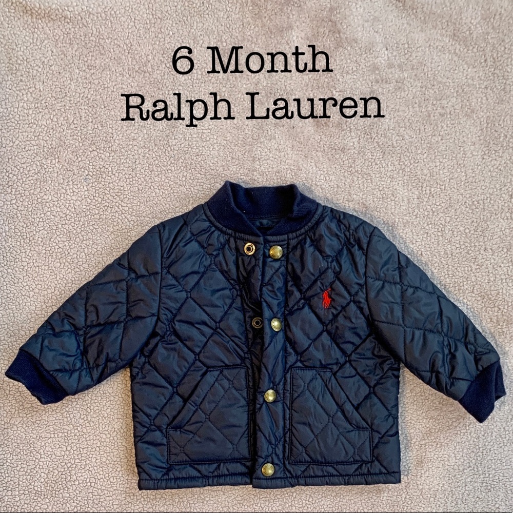 Toddler Boy Navy Blue Ralph Lauren Jacket